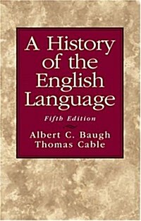 [중고] A History of the English Language (Hardcover, 5th)