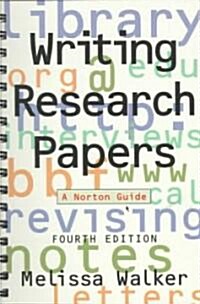 Writing Research Papers (Paperback, 4)