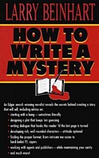 How to Write a Mystery (Paperback)