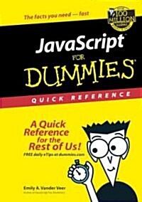 JavaScript for Dummies Quick Reference (Paperback)