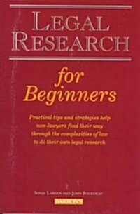 Legal Research for Beginners (Paperback)