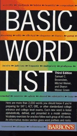 Basic Word List (Paperback, 3rd, Subsequent)