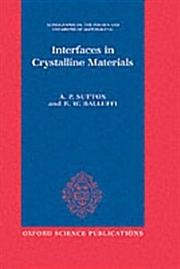 Interfaces in Crystalline Materials (Hardcover)