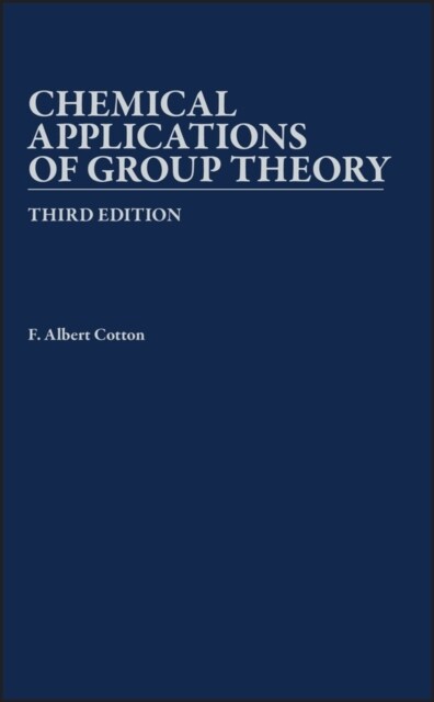 [중고] Chemical Applications of Group Theory (Hardcover, 3, Revised)