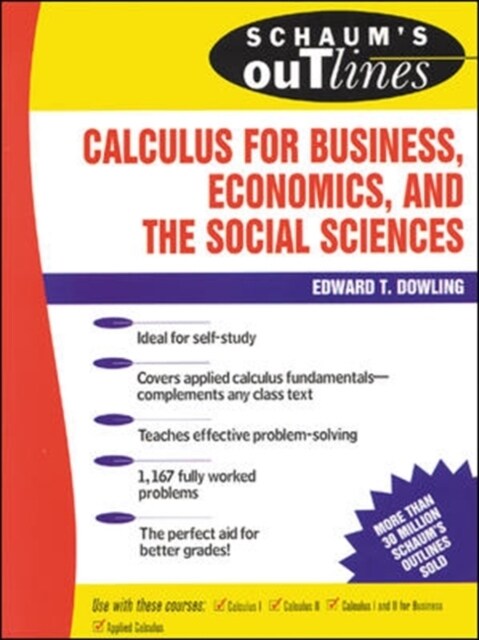 Schaums Outline of Calculus for Business, Economics, and the Social Sciences (Paperback)