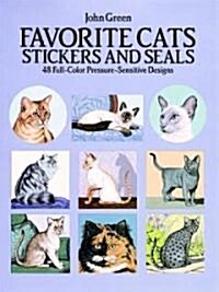Favorite Cats Stickers and Seals (Paperback)