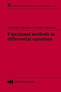 Functional Methods in Differential Equations (Paperback)