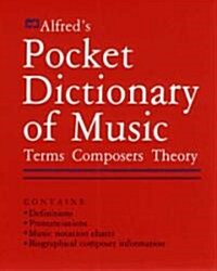 Alfreds Pocket Dictionary of Music (Paperback)
