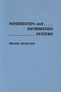 Information and Information Systems (Paperback)