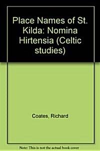 The Place-Names of st Kilda (Hardcover)