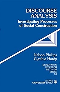 Discourse Analysis: Investigating Processes of Social Construction (Paperback)