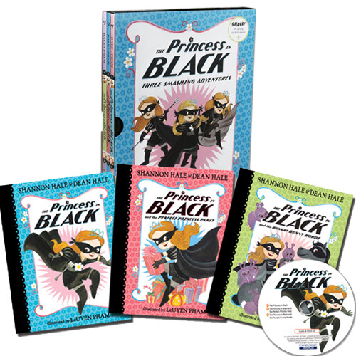 The Princess in Black #1~3 Box Set (Paperback 3권 + Mp3 CD + Word List)