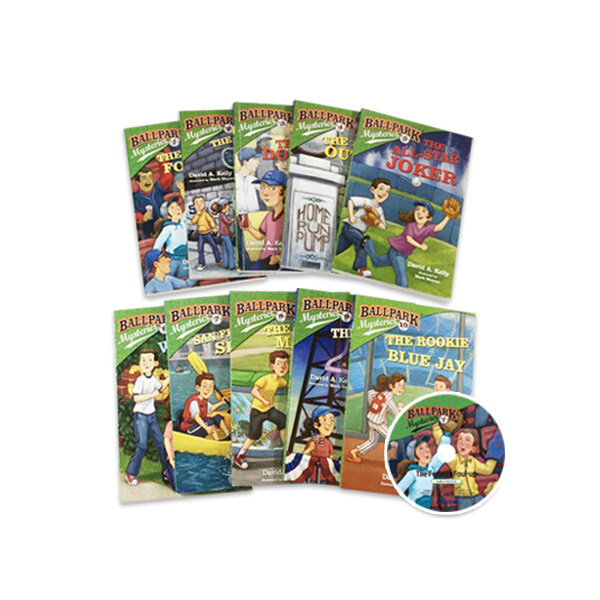 [중고] Ballpark Mysteries #1~10 챕터북 Set (Paperback 10권 + CD 10장 + Word List)