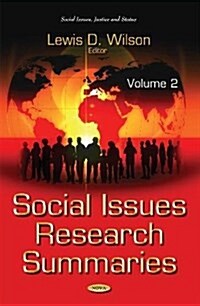 Social Issues Research Summaries (with Biographical Sketches) (Hardcover)