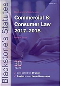 Blackstones Statutes on Commercial & Consumer Law 2017-2018 (Paperback, 26 Revised edition)
