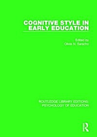 Cognitive Style in Early Education (Hardcover)