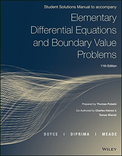 Elementary Differential Equations and Boundary Value Problems, Student Solutions Manual (Paperback, 11)