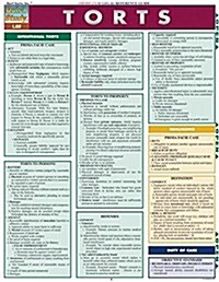 Torts: Quickstudy Laminated Reference Guide (Loose Leaf)