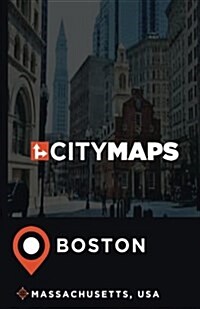 City Maps Boston Massachusetts, USA (Paperback)