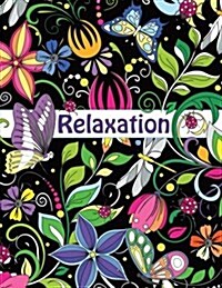 Relaxation-Coloring Book for Adults: Flowers, Animals and Garden Designs (Paperback)