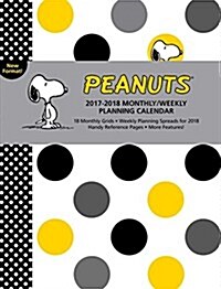 Peanuts 2017-2018 Monthly/Weekly Planning Calendar (Desk)