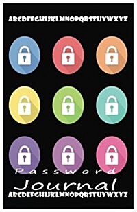 Password Journal: An Internet Password Organizer (Colorful Keys) (Paperback)