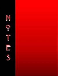 Notes Notebook: Red (Paperback)