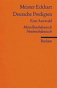 Deutsche Predigten. (Paperback)