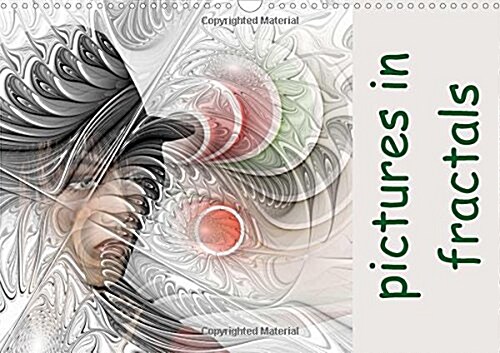 Pictures in Fractals 2018 : A monthly calendar with pictures integrated in flames. (Calendar)