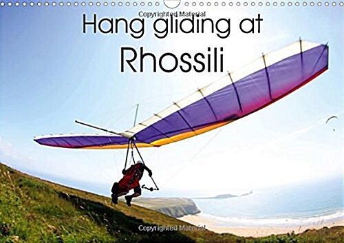 Hang gliding at Rhossili 2018 : Hang gliding photography (Calendar)
