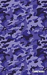 Camo Diary: Indigo Black Camouflage, 180 Pages (Paperback)