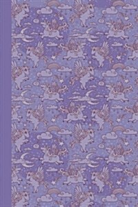 Journal: Baby Pegasus (Purple) 6x9 - Graph Journal - Journal with Graph Paper Pages, Square Grid Pattern (Paperback)
