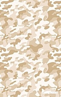 Camo Diary: Light Tan Camouflage, 180 Pages (Paperback)