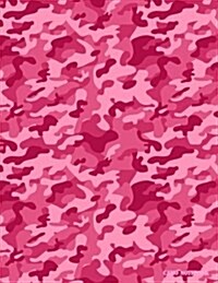 Camo Notebook: Magenta Camouflage, 144 Pages (Paperback)
