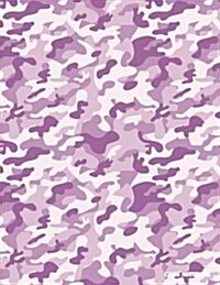 Camo Notebook: Purple Lilac Camouflage, 144 Pages (Paperback)