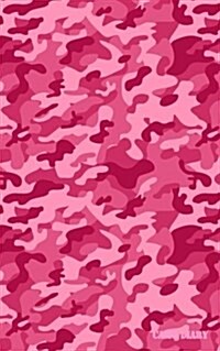 Camo Diary: Magenta Camouflage, 180 Pages (Paperback)