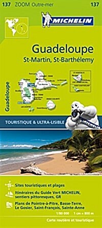 Michelin Zoom Guadeloupe Map 137 (Folded, 2)