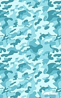 Camo Diary: Arctic Blue Camouflage, 180 Pages (Paperback)