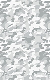 Camo Diary: Light Gray Camouflage, 180 Pages (Paperback)