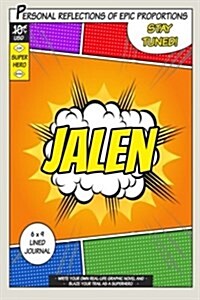 Superhero Jalen: A 6 X 9 Lined Journal (Paperback)