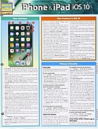 iPhone & iPad IOS 10: Quickstudy Laminated Reference Guide (Other)