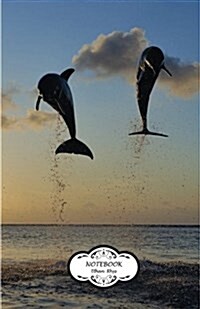 Notebook: Journal Dot-Grid, Graph, Lined, Blank No Lined: Bay Islands Dolphins Jump: Small Pocket Notebook Journal Diary, 120 Pa (Paperback)