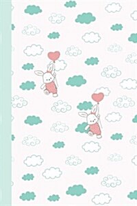 Journal: Bunnies with Balloons 6x9 - Lined Journal - Writing Journal with Blank Lined Pages (Paperback)