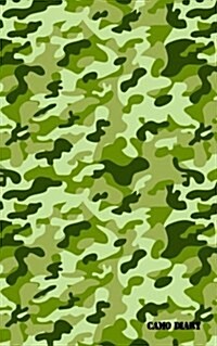 Camo Diary: Dark Green Camouflage, 180 Pages (Paperback)