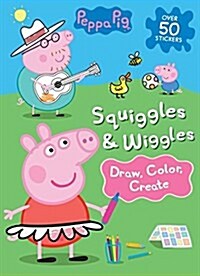 Peppa Pig Squiggles & Wiggles: Draw, Color, Create (Paperback)