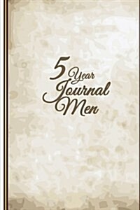 5 Year Journal Men: 5 Years of Memories, Blank Date No Month (Paperback)