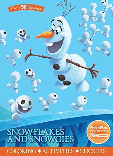 Disney Frozen Snowflakes and Snowgies 스티커북 (Paperback)