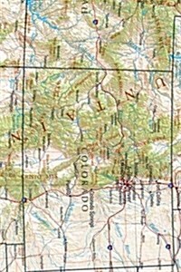 U S National Atlas Colorado Map Journal: A Blank Lined Journal for Writing and Note Taking (Paperback)