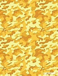 Camo Notebook: Dark Gold Camouflage, 144 Pages (Paperback)