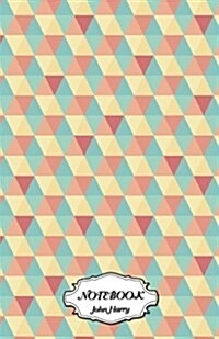 Notebook Journal Dot-Grid, Graph, Lined, Blank No Lined: Triangle Art Notebook: Small Pocket Notebook Journal Diary, 120 Pages, 5.5 X 8.5 (Blank Noteb (Paperback)